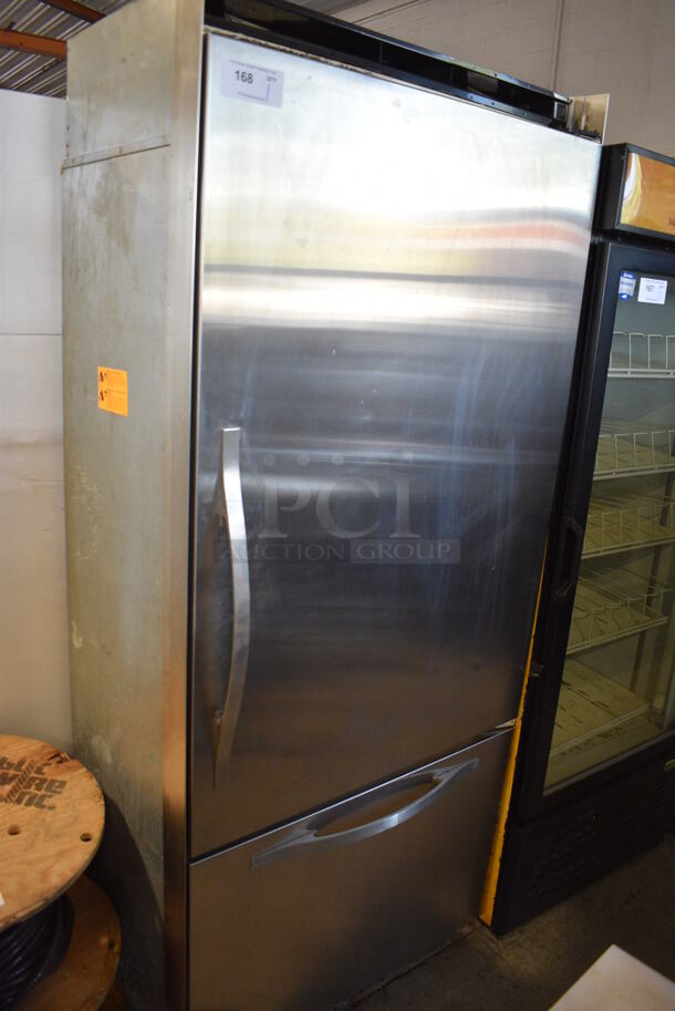 Stainless Steel Cooler Freezer Combo Unit. 36x26x82. Tested and Working! - Image 8 of 8