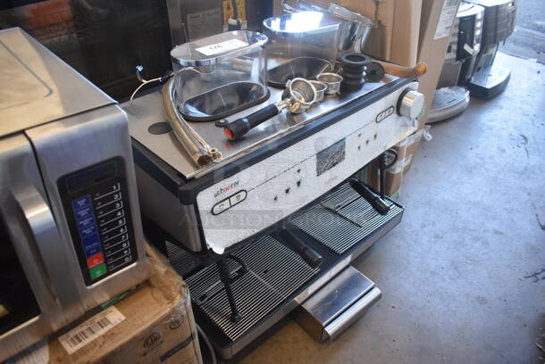 2018 Schaerer Barista 2 Group Espresso Machine w/ Extra Parts and Cracked Screen. 208/240 Volt - Image 2 of 8