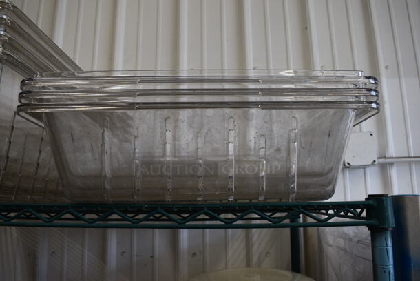 ALL ONE MONEY! Lot of 7 Clear Poly Straining Bins. 18x26x5, 18x26x8 - Image 3 of 3