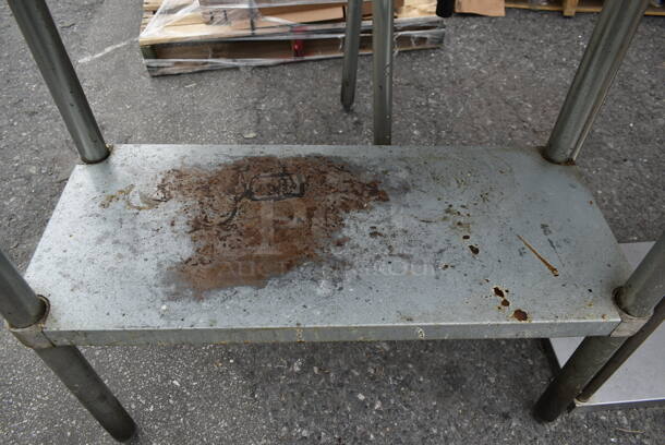 Stainless Steel Commercial Table w/ Metal Under Shelf. - Image 4 of 5