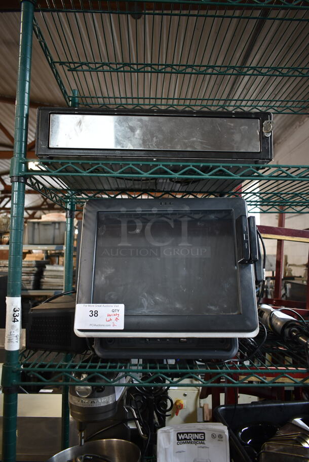 NEC MP-3435 POS Monitor w/ APC Uninterruptible Power Supply and Metal Cash Drawer - Image 1 of 6