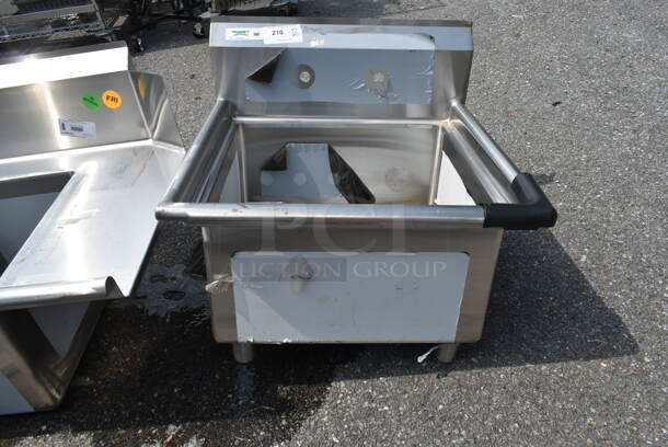 BRAND NEW SCRATCH AND DENT! Regency 600S12323 Stainless Steel Commercial Single Bay Sink. No Legs.  - Image 2 of 6