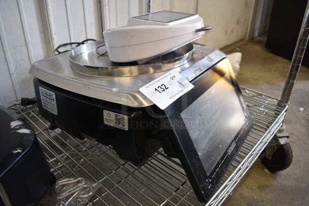Hobart HTi Stainless Steel Commercial Countertop Scale w/ Detecto SCS30 30 Pound Capacity Scale. 120/208-240 Volts, 1 Phase.  - Image 5 of 6