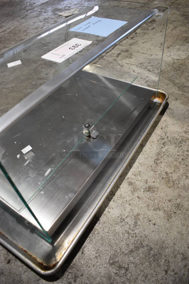 BRAND NEW! KoolMore Model DC-2C Glass Countertop Dry Display Case. Back Door Is Not Attached. 22x15x15 - Image 3 of 3