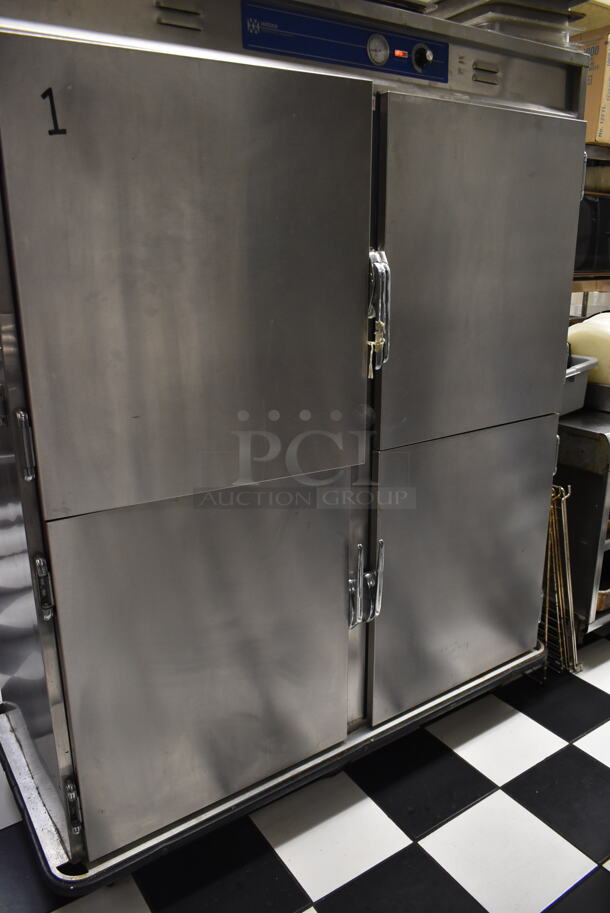 Wittco Stainless Steel Commercial 4 Half Size Reach In Warming Cabinet w/ Racks on Commercial Casters. Tested and Working! (kitchen #2) - Image 4 of 9