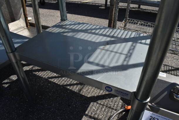 Stainless Steel Commercial Table w/ Metal Under Shelf. 30x24x35 - Image 4 of 4