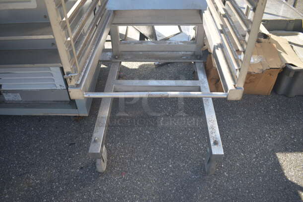 Commercial Stainless Steel Sheet Pan Rack On Commercial Casters.  - Image 4 of 4