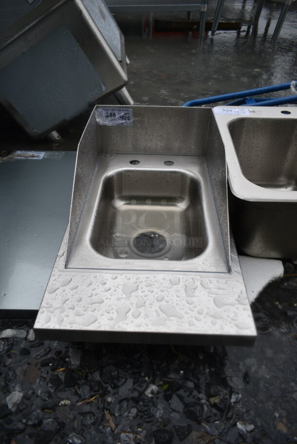 BRAND NEW SCRATCH AND DENT! Stainless Steel Single Bay Drop In Sink Basin w/ Counter. - Image 1 of 4