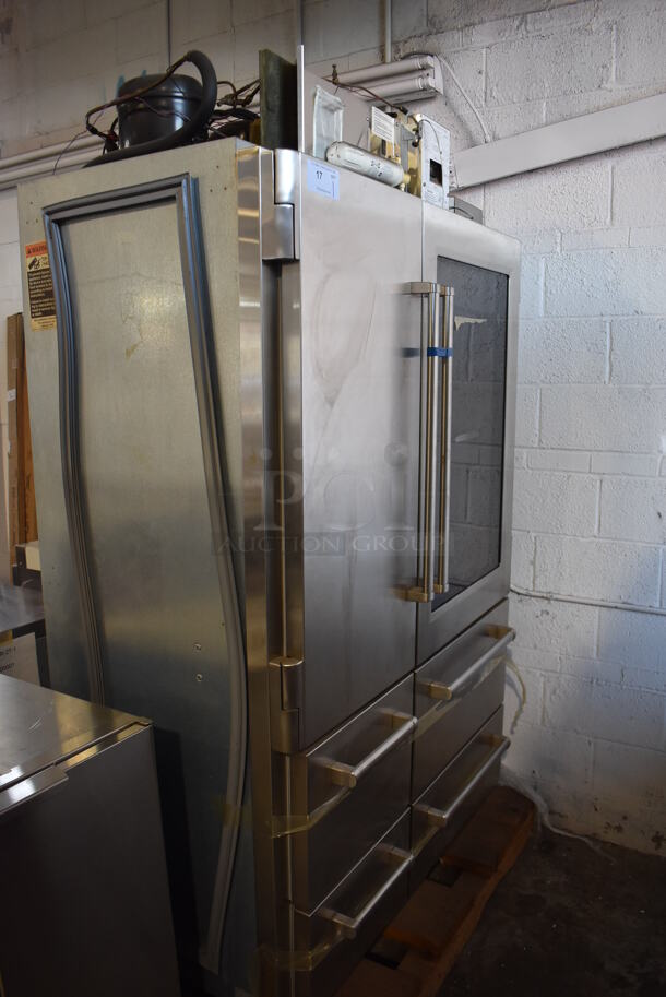 LIKE NEW! Sub-zero 648PROG Stainless Steel Commercial Cooler Freezer Combo Unit. 115/230 Volts, 1 Phase. Unit Has Only Been Used a Few Times! Tested and Does Not Power On - Image 2 of 12