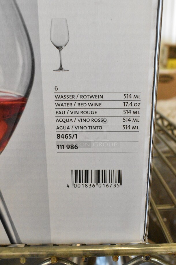 2 Box of 6 BRAND NEW SCRATCH AND DENT! Schott Zwiesel Forte 17.4 oz. Wine Glass / Water Goblet by Fortessa Tableware Solutions. 2 Times Your Bid!  - Image 4 of 5