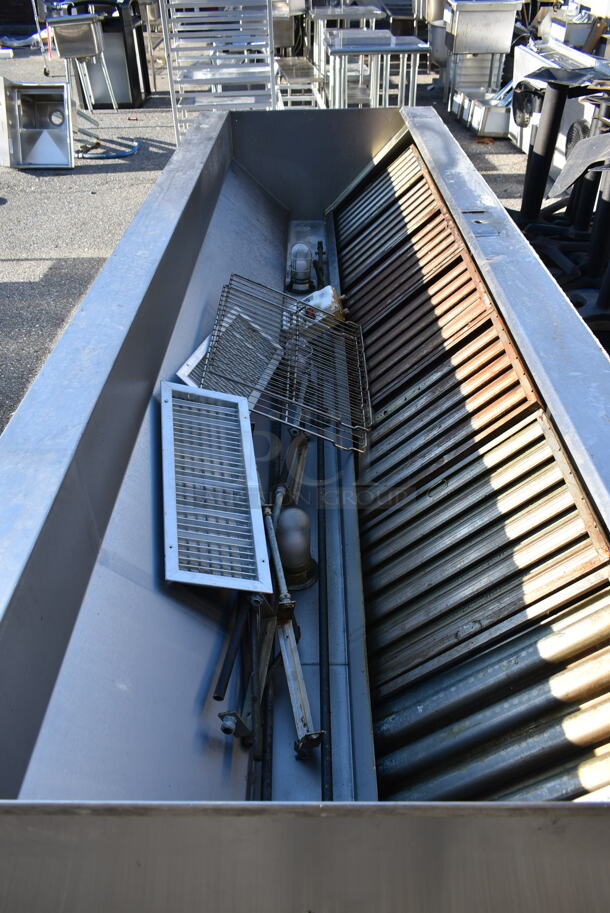 12' Stainless Steel Commercial Return Air Grease Hood w/ Filters. - Image 1 of 6