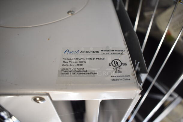 Awoco FM-1509SA1 Metal Air Curtain. 120 Volts, 1 Phase.  - Image 5 of 5