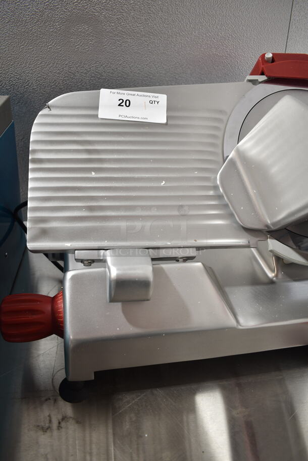 BRAND NEW SCRATCH AND DENT! 2024 Berkel B12-SLC Stainless Steel Commercial Countertop Meat Slicer w/ Blade Sharpener. 115 Volts, 1 Phase. Tested and Working! - Image 4 of 8