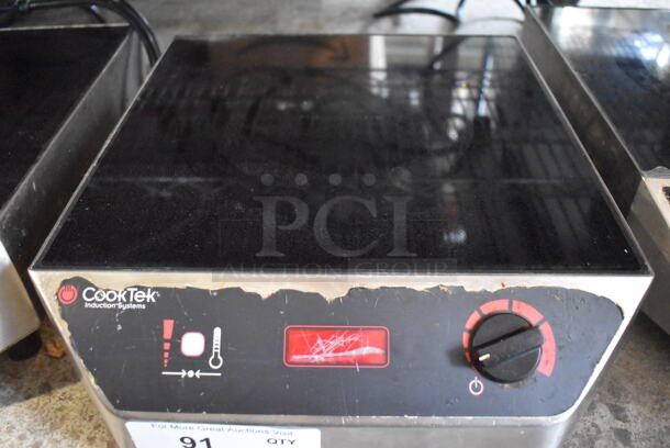 2015 CookTek MC3500 Stainless Steel Commercial Countertop Electric Powered Single Burner Induction Range. 208-240 Volts, 1 Phase. 14x17x5 - Image 5 of 6
