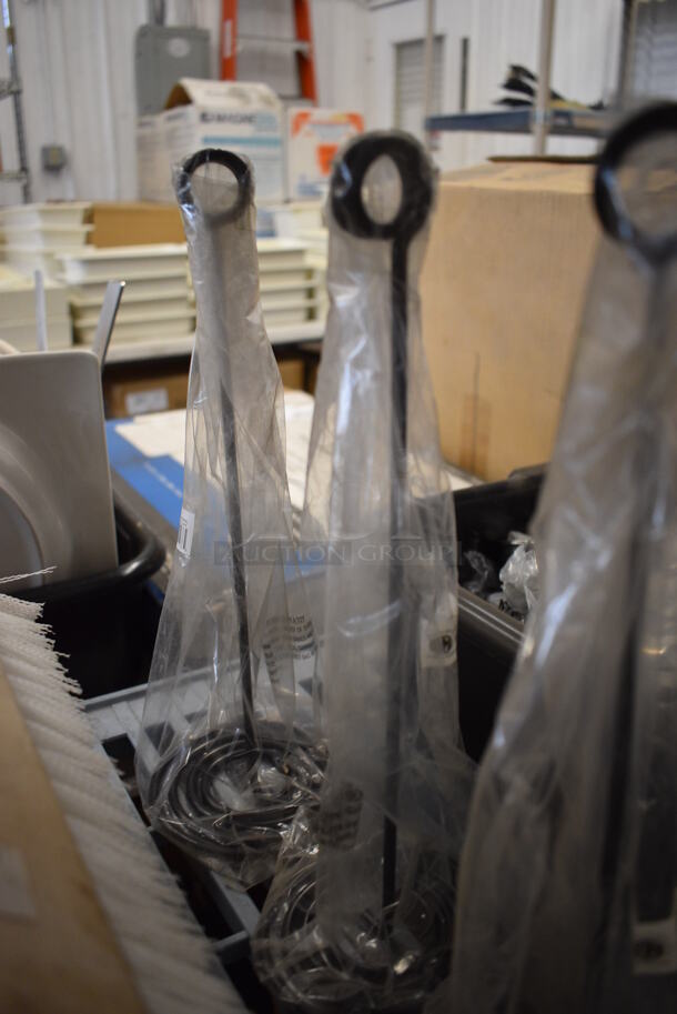 3 BRAND NEW! American Metalcraft Metal Countertop Table Number Holders. 4x4x12. 3 Times Your Bid! - Image 2 of 3