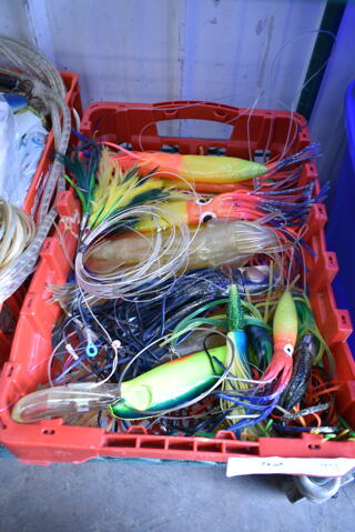 ALL ONE MONEY! Bin of Various Fishing Lures