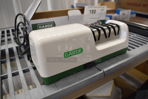 BRAND NEW IN BOX! Garde XL 181KS3STG 3 Stage Heavy-Duty Stainless Steel Electric Knife Sharpener. 120 Volts, 1 Phase. 10.5x4x4. Tested and Working! - Image 3 of 5