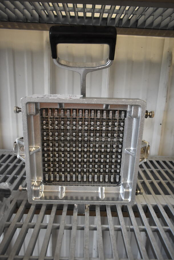 Metal Commercial Countertop Chopper w/ Bag of Broken Leg Pieces - Image 5 of 5