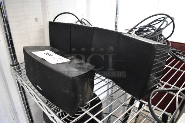 ALL ONE MONEY! Lot of Onkyo Model SKC-395 Speaker and 4 Onkyo Model SKF-395 Speakers. 9.5x4x4x, 4x4x6 - Image 2 of 5