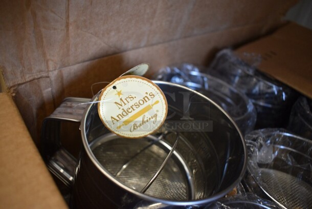21 BRAND NEW! Mrs. Anderson's Metal Flour Sifter. 6x6x5.5. 21 Times Your Bid! - Image 4 of 4