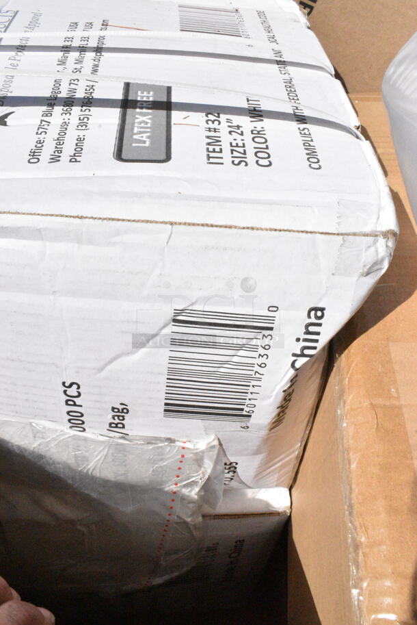 20 BRAND NEW Boxes Including 2in1 Sterilizer Hot Towel Warmer, 433MSLCPIE Choice 5" Clear Hinged Slice Container with Medium Dome Lid - 300/Case, 130WFORK Medium Weight White Plastic Fork, Banquet Rolls. 20 Times Your Bid! - Image 9 of 12
