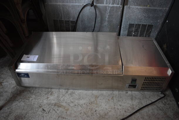 Arctic Air Model ACP40 Stainless Steel Commercial Countertop Refrigerated Rail. 115 Volts, 1 Phase. 40x16x11. Tested and Working!