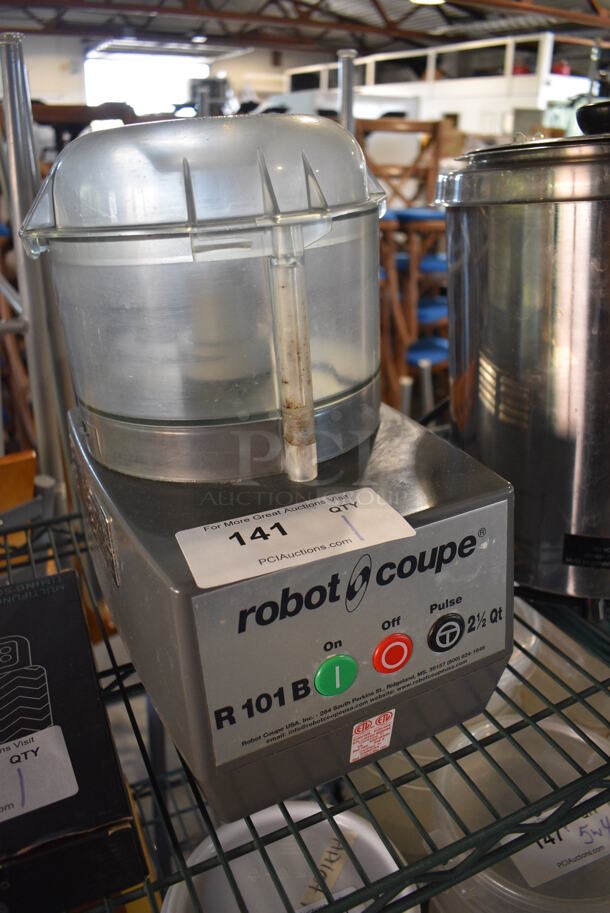Robot Coupe Model R101B Metal Commercial Countertop Food Processor w/ Bowl, Lid and S Blade. 120 Volts, 1 Phase. 7.5x11x14. Tested and Working! - Image 3 of 6