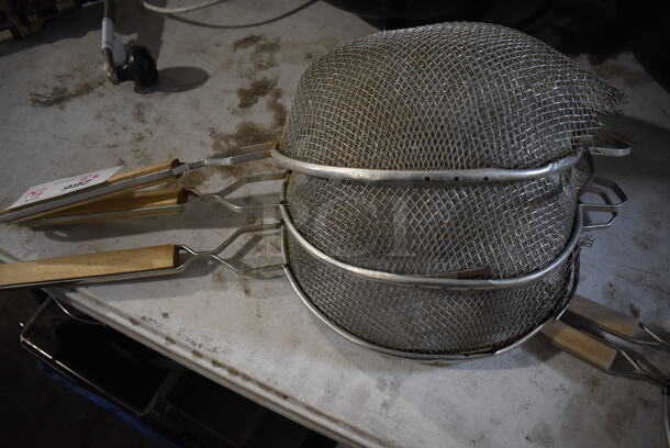 ALL ONE MONEY! Lot of 5 Strainers. Includes 10x23x3, 8x14x2 - Image 3 of 3