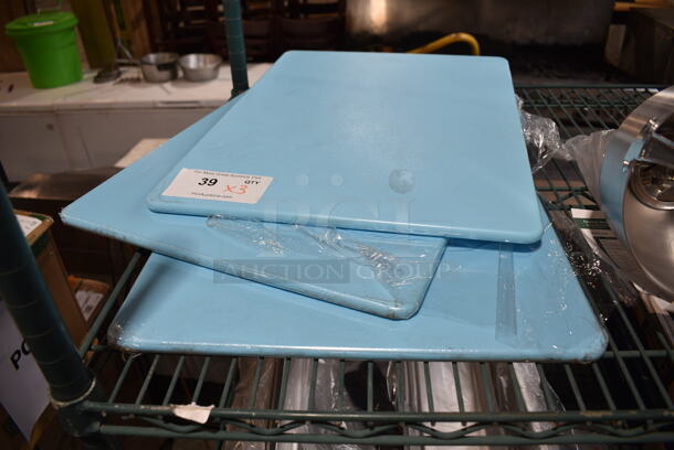 3 BRAND NEW SCRATCH AND DENT! Vollrath 5200230 Color-Coded 20" x 15" x 1/2" Blue Cutting Board. 3 Times Your Bid! - Image 2 of 4