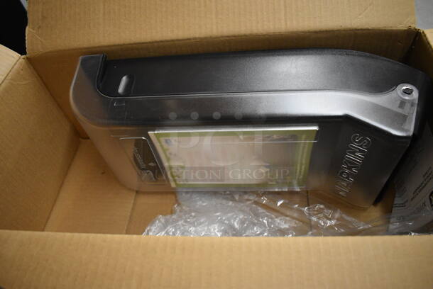 Black and Clear Poly Napkin Dispenser. 7.5x11x22 - Image 2 of 2