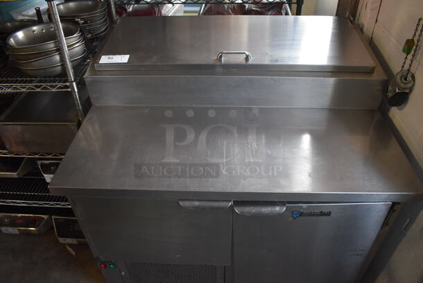 CustomCool Stainless Steel Commercial Pizza Prep Table. 42x34x44. Tested and Powers On But Does Not Get Cold - Image 3 of 10