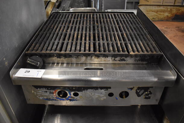 Star Stainless Steel Commercial Countertop Natural Gas Powered Charbroiler Grill. 24x26x15 - Image 1 of 5