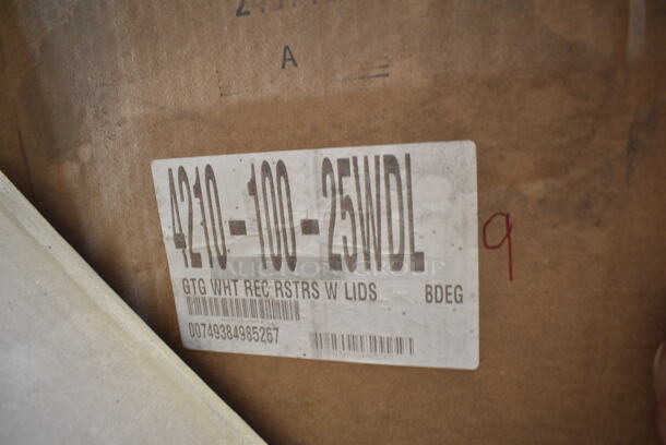 PALLET LOT of 41 BRAND NEW Boxes Including 7 Box Environ 1369015 CPLA Soup Lids, 4210-100-25WDL Containers, 5037Q743 Electra Medium 15 oz, Environ 1369028 16 oz Kraft Soup Cup. 41 Times Your Bid! - Image 3 of 5