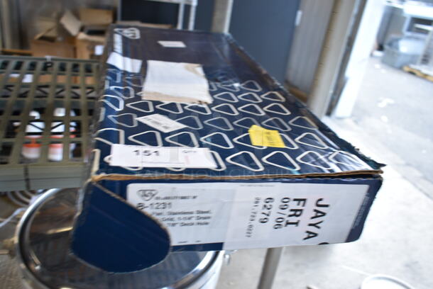 BRAND NEW SCRATCH AND DENT! T&S B-1231 Stainless Steel Die Stamped Drip Pan - Image 2 of 4