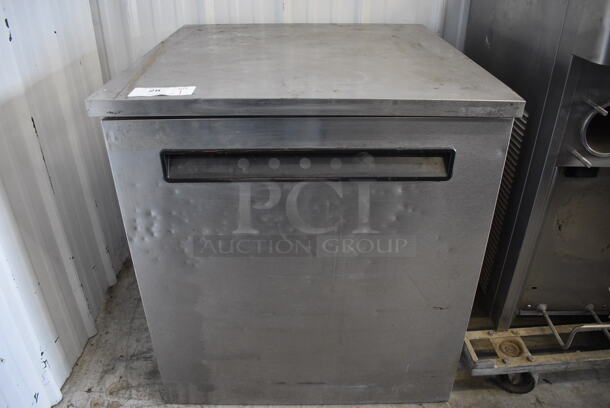 2010 Delfield Model 406-STAR2 Stainless Steel Commercial Single Door Undercounter Cooler. 115 Volts, 1 Phase. 27.5x28.5x29.5. Tested and Working!