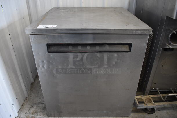 2010 Delfield Model 406-STAR2 Stainless Steel Commercial Single Door Undercounter Cooler. 115 Volts, 1 Phase. 27.5x28.5x29.5. Tested and Working! - Image 1 of 5