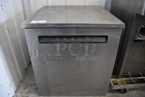 2010 Delfield Model 406-STAR2 Stainless Steel Commercial Single Door Undercounter Cooler. 115 Volts, 1 Phase. 27.5x28.5x29.5. Tested and Working!