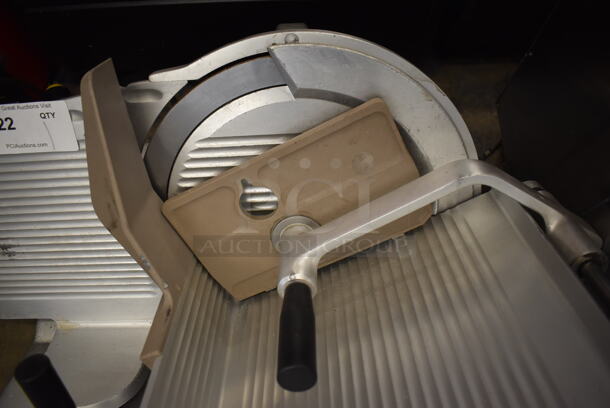 Bizerba SE 12 US Stainless Steel Commercial Countertop Meat Slicer. 120 Volts, 1 Phase. 32x24x24. Tested and Does Not Power On - Image 4 of 7