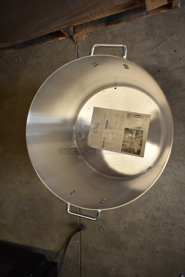 BRAND NEW SCRATCH AND DENT! Choice 471SP80QT 80 Qt. Standard Weight Aluminum Stock Pot - Image 5 of 5