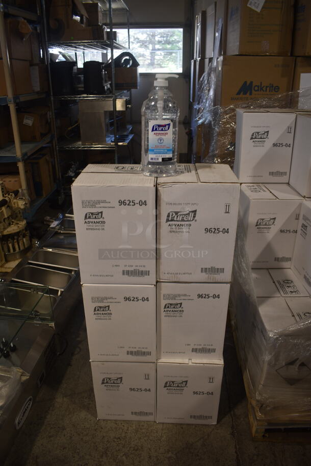 6 BRAND NEW! Boxes of 4 Bottles of Purell Advanced Hand Sanitizer Gel. 6 Times Your Bid! - Image 2 of 4