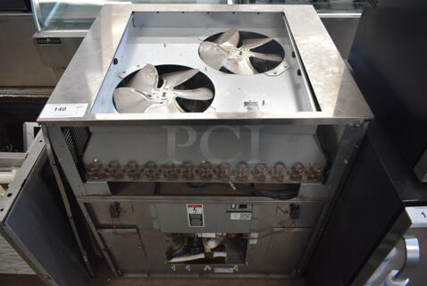 LATE MODEL! 2020 Ice O Matic ICE1506HT2 Stainless Steel Commercial Ice Head. Missing Front Panel. 208-230 Volts, 1 Phase.