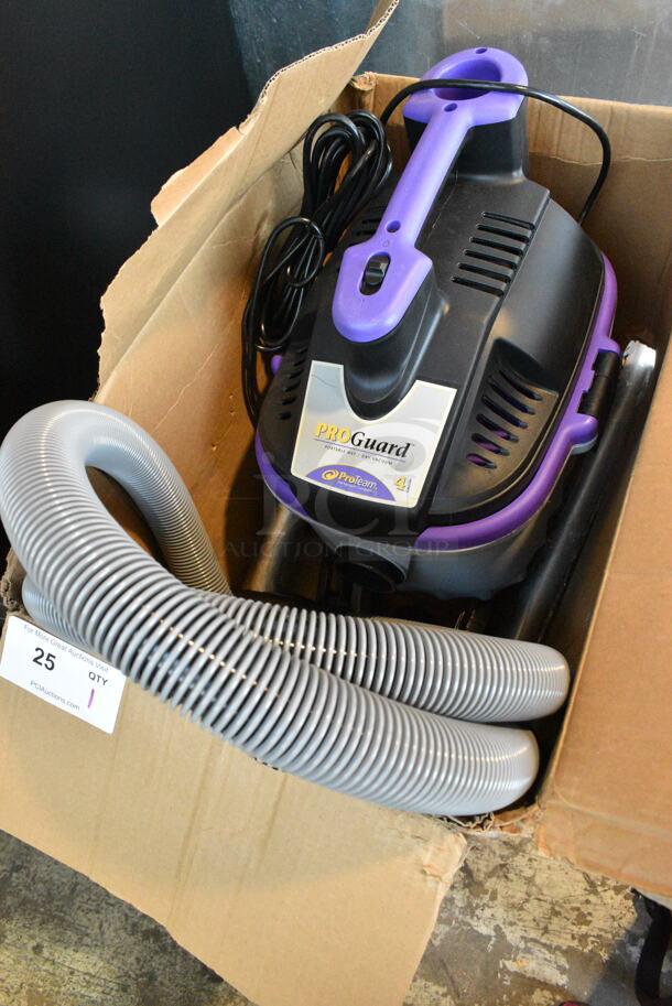 BRAND NEW SCRATCH AND DENT! Pro Guard Pro Team 107128 4 Gallon ProGuard 4 Portable Wet / Dry Vacuum Cleaner. 120 Volts, 1 Phase. Tested and Working! - Image 2 of 6