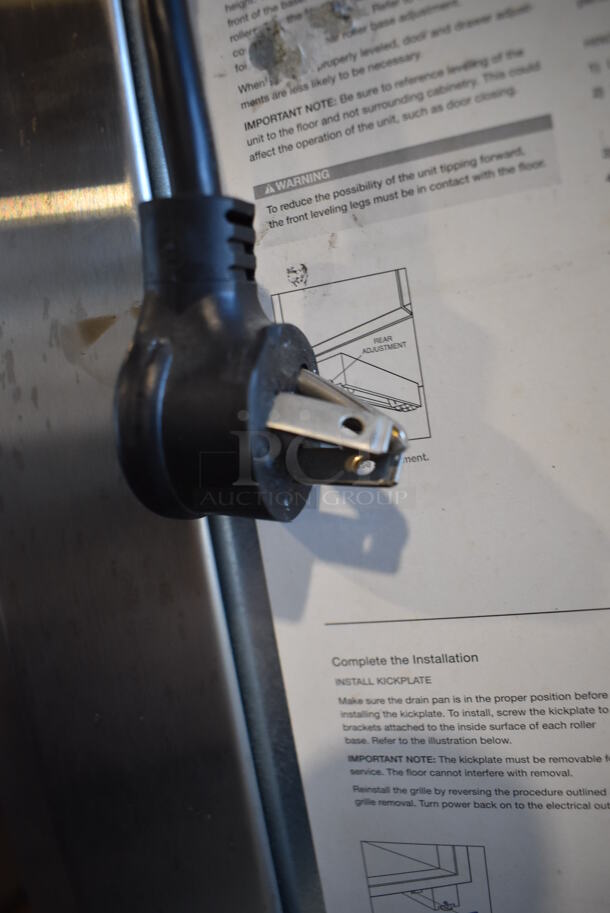 LIKE NEW! Sub Zero Stainless Steel Commercial Cooler Freezer Combo Unit. 115 Volts, 1 Phase. Unit Has Only Been Used a Few Times! Tested and Powers On But Does Not Get Cold - Image 11 of 11