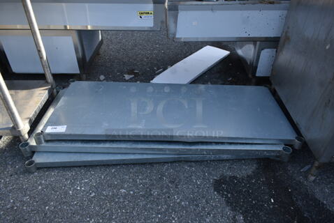 3 Metal Under Shelves. 3 Times Your Bid!