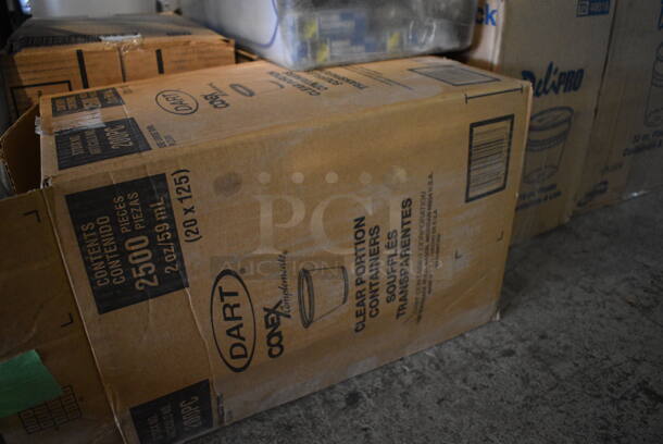 ALL ONE MONEY! Lot of Various Items Including Dishes, Paper Products, Deli Containers. Does Not Include Table. - Image 3 of 7