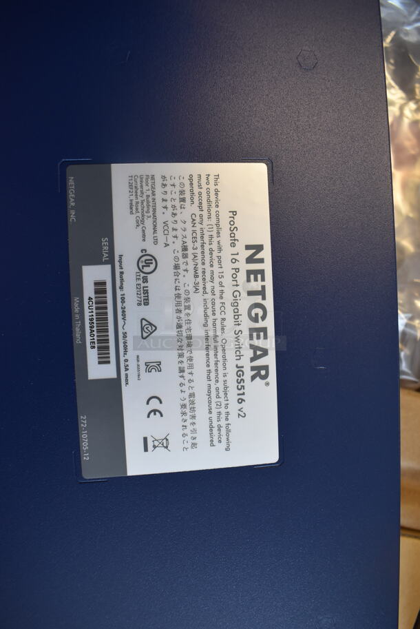 BRAND NEW IN BOX! Netgear ProSafe 16 Port Gigbit Switch. 13x7x2 - Image 5 of 6