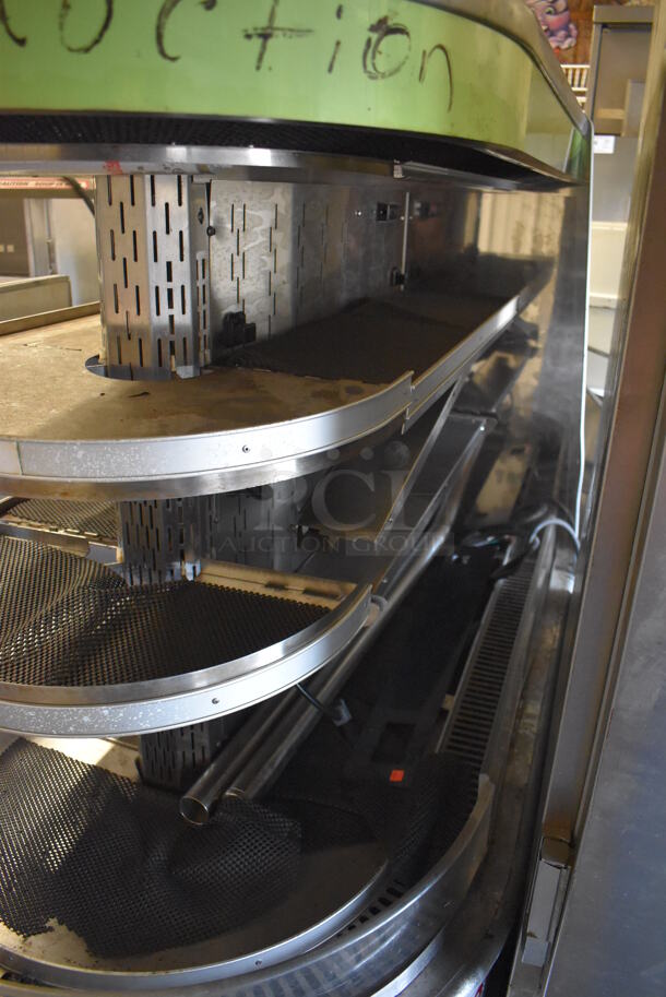 Stainless Steel Commercial Floor Style Open Grab N Go Merchandiser. 40x30x63. Cannot Test - Unit Needs New Power Cord - Image 4 of 6