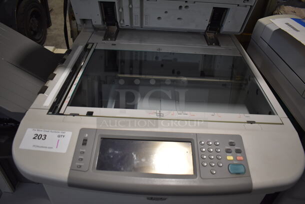 HP LaserJet Floor Style Printer Copier Scanner. 100-127 Volts, 1 Phase. 31x29x48 - Image 6 of 12