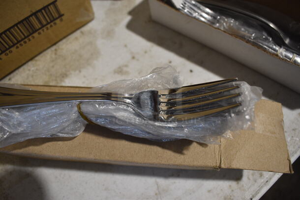 12 BRAND NEW! Stainless Steel Forks. 7.5". 12 Times Your Bid! - Image 3 of 3