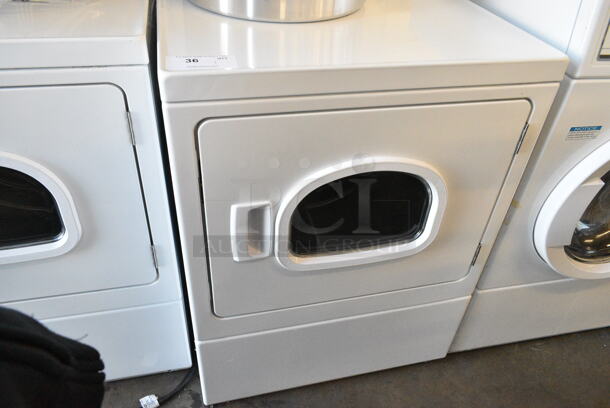 BRAND NEW SCRATCH AND DENT! Alliance LTEE5ASP155TW01 Metal Commercial Front Load Dryer. 120-208/240 Volts, 1 Phase.  - Image 1 of 5